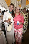 Kerith and Kim Folks at the Hampton Classic Horse Show on September 5, 2004  in Bridgehampton, N.Y.<br> (photo by Rob Rich copyright 2004 516-676-3939)