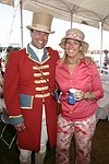 Alan Keely and Kim Folks at the Hampton Classic Horse Show on September 5, 2004  in Bridgehampton, N.Y.<br> (photo by Rob Rich copyright 2004 516-676-3939)
