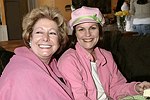 NEW YORK - MAY 29: Catherine Saxton  and  Samantha Arcara at the Hampton's Magazine Party at Jason Binn's Southampton residence on May 29, 2004<br>(photo by Rob Rich/Getty Images)