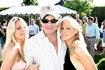 NEW YORK - MAY 29: Leah Danielle  and Jennie Micillo    with  RockStar David Lee Roth at the Hampton's Magazine Party at Jason Binn's Southampton residence on May 29, 2004<br>(photo by Rob Rich/Getty Images)
