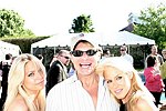 NEW YORK - MAY 29: Leah Danielle  and Jennie Micillo    with  RockStar David Lee Roth at the Hampton's Magazine Party at Jason Binn's Southampton residence on May 29, 2004<br>(photo by Rob Rich/Getty Images)