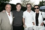 NEW YORK - MAY 29:Atlantic Records Ahmet Ertegun, Jason Binn, Jason Oliver Nixon, and Mica Ertegun at the Hampton's Magazine Party at Jason Binn's Southampton residence on May 29, 2004<br>(photo by Rob Rich/Getty Images)