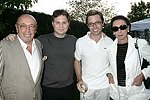 NEW YORK - MAY 29:Atlantic Records Ahmet Ertegun, Jason Binn, Jason Oliver Nixon, and Mica Ertegun at the Hampton's Magazine Party at Jason Binn's Southampton residence on May 29, 2004<br>(photo by Rob Rich/Getty Images)