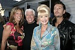 NEW YORK - MAY 29: Denise Rich, Dennis Basso, Ivana Trump, and Rossano Rubicondi at the Hampton's Magazine Party at Jason Binn's Southampton residence on May 29, 2004<br>(photo by Rob Rich/Getty Images)