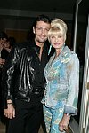 NEW YORK - MAY 29:Rossano Rubicondi and Ivana Trump at the Hampton's Magazine Party at Jason Binn's Southampton residence on May 29, 2004<br>(photo by Rob Rich/Getty Images)