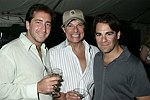 NEW YORK - MAY 29:Bradford Rand, David Lee Roth, and John Cusimano  at the Hampton's Magazine Party at Jason Binn's Southampton residence on May 29, 2004<br>(photo by Rob Rich/Getty Images)