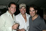 NEW YORK - MAY 29:Bradford Rand, David Lee Roth, and John Cusimano  at the Hampton's Magazine Party at Jason Binn's Southampton residence on May 29, 2004<br>(photo by Rob Rich/Getty Images)