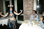 Belly Dancer  at the 1st. Anniversary of Jean Luc East  on 9-5-04 in Easthampton. photo by Rob Rich copyright 2004<br>516-676-3939<br>robwayne1@aol.com