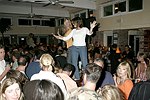  at the 1st. Anniversary of Jean Luc East  on 9-5-04 in Easthampton. photo by Rob Rich copyright 2004<br>516-676-3939<br>robwayne1@aol.com