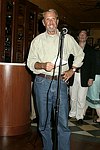 Auctioneer Roy Scheider at JLXBistro for the &quotSave the Sign&quot benefit in Sag Harbor on 6-17-04. photo by Rob Rich copyright 2004<br>516-676-3939 robwayne1@aol.com<br>112 12th. AVe, Sea Cliff, N.Y.11579