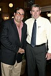Ed &quotJean Luc&quot Kleefield and Mayor Ed Deyermond at JLXBistro for the &quotSave the Sign&quot benefit in Sag Harbor on 6-17-04. photo by Rob Rich copyright 2004<br>516-676-3939 robwayne1@aol.com<br>112 12th. AVe, Sea Cliff, N.Y.11579