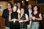 Ed &quotJean Luc&quot Kleefield, Terri and Steve Frett,Lori Locke, Gary and  Tracy Waleko at JLXBistro for the &quotSave the Sign&quot benefit in Sag Harbor on 6-17-04. photo by Rob Rich copyright 2004<br>516-676-3939 robwayne1@aol.com<br>112 12th. AVe, Sea Cliff, N.Y.11579