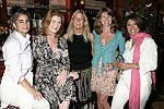Bianca Stepanian, Carolyn Beegan, Kim Folks, Heather Buchanan, and Mala Sander at JLXBistro for the &quotSave the Sign&quot benefit in Sag Harbor on 6-17-04. photo by Rob Rich copyright 2004<br>516-676-3939 robwayne1@aol.com<br>112 12th. AVe, Sea Cliff, N.Y.11579