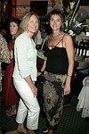 Cindy Roe and Cati Van Milders at JLXBistro for the &quotSave the Sign&quot benefit in Sag Harbor on 6-17-04. photo by Rob Rich copyright 2004<br>516-676-3939 robwayne1@aol.com<br>112 12th. AVe, Sea Cliff, N.Y.11579