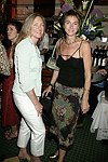 Cindy Roe and Cati Van Milders at JLXBistro for the &quotSave the Sign&quot benefit in Sag Harbor on 6-17-04. photo by Rob Rich copyright 2004<br>516-676-3939 robwayne1@aol.com<br>112 12th. AVe, Sea Cliff, N.Y.11579