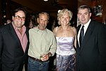 Ed &quotJean Luc&quot Kleefield, Roy Scheider, Brenda Siemer, and Mayor Ed Deyermond at JLXBistro for the &quotSave the Sign&quot benefit in Sag Harbor on 6-17-04. photo by Rob Rich copyright 2004<br>516-676-3939 robwayne1@aol.com<br>112 12th. AVe, Sea Cliff, N.Y.11579