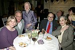 NEW YORK - JUNE 15: Ginny and Tom Dawes, Claire Oesch, Arnold and Augusta Newman  at the 80th.birthday celebration of famed restaruanteur GEORGE LANG at Cafe des Artistes<br>in Manhattan on June 15, 2004.<br>photo by Rob Rich copyright 2004 516-676-3939