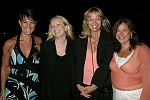 Tara Young, Susan Stroman, Maggy Corrill, Andrea Wolfson<br>at the Morris Center Dance Institute Dinner Dance in Bridgehampton on 8-27-05. photo by Rob Rich copyright 2005 516-676-3939 robwayne1@aol.com
