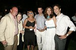 Jacques Boultet, Marie Sharp Cronson, Olga Kostritzky, Hal Witt, Stephanie French, Benjamin Millepied<br>at the Morris Center Dance Institute Dinner Dance in Bridgehampton on 8-27-05. photo by Rob Rich copyright 2005 516-676-3939 robwayne1@aol.com