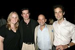 Loreen Domijan, Luca Veggitti, Manny Rodriguez, Benjamin Millepied<br>at the Morris Center Dance Institute Dinner Dance in Bridgehampton on 8-27-05. photo by Rob Rich copyright 2005 516-676-3939 robwayne1@aol.com