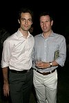Benjamin Millepied, Hal Witt<br>at the Morris Center Dance Institute Dinner Dance in Bridgehampton on 8-27-05. photo by Rob Rich copyright 2005 516-676-3939 robwayne1@aol.com