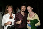 Michele Pesner, Dario Vaccaro, Gillian Murphy<br>at the Morris Center Dance Institute Dinner Dance in Bridgehampton on 8-27-05. photo by Rob Rich copyright 2005 516-676-3939 robwayne1@aol.com