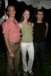 Tyler Angle, Tess Reizhlen, Adonis Foniakakis<br>at the Morris Center Dance Institute Dinner Dance in Bridgehampton on 8-27-05. photo by Rob Rich copyright 2005 516-676-3939 robwayne1@aol.com