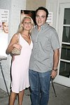 Leah Daniel and Greg Bello at the 'Finding Neverland' movie screening at the UA cinema in Southampton, N.Y. on 8-29-04.photo by Rob Rich copyright 2004<br>516-676-3939<br>robwayne1@aol.com