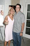 Leah Daniel and Greg Bello at the 'Finding Neverland' movie screening at the UA cinema in Southampton, N.Y. on 8-29-04.photo by Rob Rich copyright 2004<br>516-676-3939<br>robwayne1@aol.com