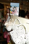 Nicky Hilton the launch of her handbag line on July 8, 2004  at Bloomingdale's Soho in Manhattan, N.Y. (Photo by Rob Rich/Everett Collection)
