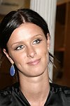 Nicky Hilton the launch of her handbag line on July 8, 2004  at Bloomingdale's Soho in Manhattan, N.Y. (Photo by Rob Rich/Everett Collection)