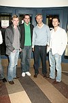  Chris Poone, Patrick McGregor, Malcolm Carfrae, and  Manel Garcia at the Notebook movie premiere in Sag Harbor on 6-5-04<br>photo by Rob Rich copyright 2004   516-676-3939