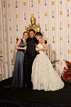Academy Award winners Kate Winslet, left, Sean Penn, center and Penelope Cruz, right,  pose backstage for the press with the Oscar� at the 81st Annual Academy Awards� from the Kodak Theatre, in Hollywood, CA Sunday, February 22, 2009