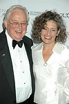 Sol Schreiber, founder of the Ovarian Cancer Research Fund and wife  Sharron Eisenthal  at the 10th.Anniversary of the Ovarian Cancer Research Fund at the Metropolitan Pavillion on November 4, 2004 in Manhattan, N.Y <br>(photo by Rob Rich/ The Everett Collection)