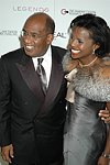 Al Roker and Deborah Roberts at the 10th.Anniversary of the Ovarian Cancer Research Fund at the Metropolitan Pavillion on November 4, 2004 in Manhattan, N.Y <br>(photo by Rob Rich/ The Everett Collection)