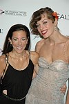 Faith Kates Kogan and Milla Jovovich at the 10th.Anniversary of the Ovarian Cancer Research Fund at the Metropolitan Pavillion on November 4, 2004 in Manhattan, N.Y <br>(photo by Rob Rich/ The Everett Collection)