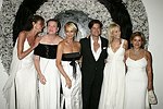Somers Farkas, Katharina Otto-Bernstein, Debbie Bancroft, Douglas Hannet Pamela Gross, and Leila Taghinia-Milani Heller at the Parrish Art Museum's Midsummer   Gala in Southampton, N.Y. on July 17, 2004. photo by Rob Rich copyright 2004 516-676-3939 robwayne1@aol.com 112 12th. Ave, Sea Cliff, N.Y. 11579 USA