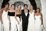 Somers Farkas, Katharina Otto-Bernstein, Debbie Bancroft, Douglas Hannet Pamela Gross, and Leila Taghinia-Milani Heller at the Parrish Art Museum's Midsummer   Gala in Southampton, N.Y. on July 17, 2004. photo by Rob Rich copyright 2004 516-676-3939 robwayne1@aol.com 112 12th. Ave, Sea Cliff, N.Y. 11579 USA