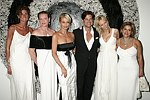 Somers Farkas, Katharina Otto-Bernstein, Debbie Bancroft, Douglas Hannet Pamela Gross, and Leila Taghinia-Milani Heller at the Parrish Art Museum's Midsummer   Gala in Southampton, N.Y. on July 17, 2004. photo by Rob Rich copyright 2004 516-676-3939 robwayne1@aol.com 112 12th. Ave, Sea Cliff, N.Y. 11579 USA