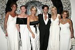 Somers Farkas, Katharina Otto-Bernstein, Debbie Bancroft, Douglas Hannet Pamela Gross, and Leila Taghinia-Milani Heller at the Parrish Art Museum's Midsummer   Gala in Southampton, N.Y. on July 17, 2004. photo by Rob Rich copyright 2004 516-676-3939 robwayne1@aol.com 112 12th. Ave, Sea Cliff, N.Y. 11579 USA