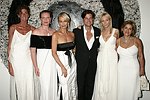 Somers Farkas, Katharina Otto-Bernstein, Debbie Bancroft, Douglas Hannet Pamela Gross, and Leila Taghinia-Milani Heller at the Parrish Art Museum's Midsummer   Gala in Southampton, N.Y. on July 17, 2004. photo by Rob Rich copyright 2004 516-676-3939 robwayne1@aol.com 112 12th. Ave, Sea Cliff, N.Y. 11579 USA