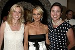 Cynthia Lufkin, Debbie Bancroft, and guest at the Parrish Art Museum's Midsummer   Gala in Southampton, N.Y. on July 17, 2004. photo by Rob Rich copyright 2004 516-676-3939 robwayne1@aol.com 112 12th. Ave, Sea Cliff, N.Y. 11579 USA