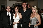 Cenk Cokuslu,Lorraine Bracco, Levent Piskiner , and Patrica Duff  at the Parrish Art Museum's Midsummer   Gala in Southampton, N.Y. on July 17, 2004. photo by Rob Rich copyright 2004 516-676-3939 robwayne1@aol.com 112 12th. Ave, Sea Cliff, N.Y. 11579 USA