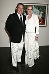 Larry and Michelle Herbert  at the Parrish Art Museum's Midsummer   Gala in Southampton, N.Y. on July 17, 2004. photo by Rob Rich copyright 2004 516-676-3939 robwayne1@aol.com 112 12th. Ave, Sea Cliff, N.Y. 11579 USA
