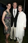 Melissa Stanley, Chappy Morris, and Leighton Cendler at the Parrish Art Museum's Midsummer   Gala in Southampton, N.Y. on July 17, 2004. photo by Rob Rich copyright 2004 516-676-3939 robwayne1@aol.com 112 12th. Ave, Sea Cliff, N.Y. 11579 USA