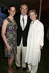 Melissa Stanley, Chappy Morris, and Leighton Cendler at the Parrish Art Museum's Midsummer   Gala in Southampton, N.Y. on July 17, 2004. photo by Rob Rich copyright 2004 516-676-3939 robwayne1@aol.com 112 12th. Ave, Sea Cliff, N.Y. 11579 USA
