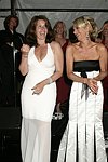 Lorraine Bracco and Debbie Bancroft  at the Parrish Art Museum's Midsummer   Gala in Southampton, N.Y. on July 17, 2004. photo by Rob Rich copyright 2004 516-676-3939 robwayne1@aol.com 112 12th. Ave, Sea Cliff, N.Y. 11579 USA