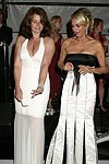 Lorraine Bracco and Debbie Bancroft  at the Parrish Art Museum's Midsummer   Gala in Southampton, N.Y. on July 17, 2004. photo by Rob Rich copyright 2004 516-676-3939 robwayne1@aol.com 112 12th. Ave, Sea Cliff, N.Y. 11579 USA