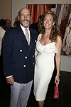 David and Simeone Levinson  at the Parrish Art Museum's Midsummer   Gala in Southampton, N.Y. on July 17, 2004. photo by Rob Rich copyright 2004 516-676-3939 robwayne1@aol.com 112 12th. Ave, Sea Cliff, N.Y. 11579 USA