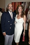 David and Simeone Levinson  at the Parrish Art Museum's Midsummer   Gala in Southampton, N.Y. on July 17, 2004. photo by Rob Rich copyright 2004 516-676-3939 robwayne1@aol.com 112 12th. Ave, Sea Cliff, N.Y. 11579 USA